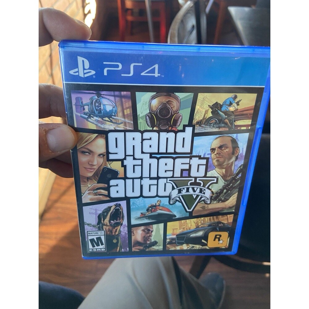 CASE ONLY Grand Theft Auto V Five - Sony PlayStation 4 - Rockstar Games PS4